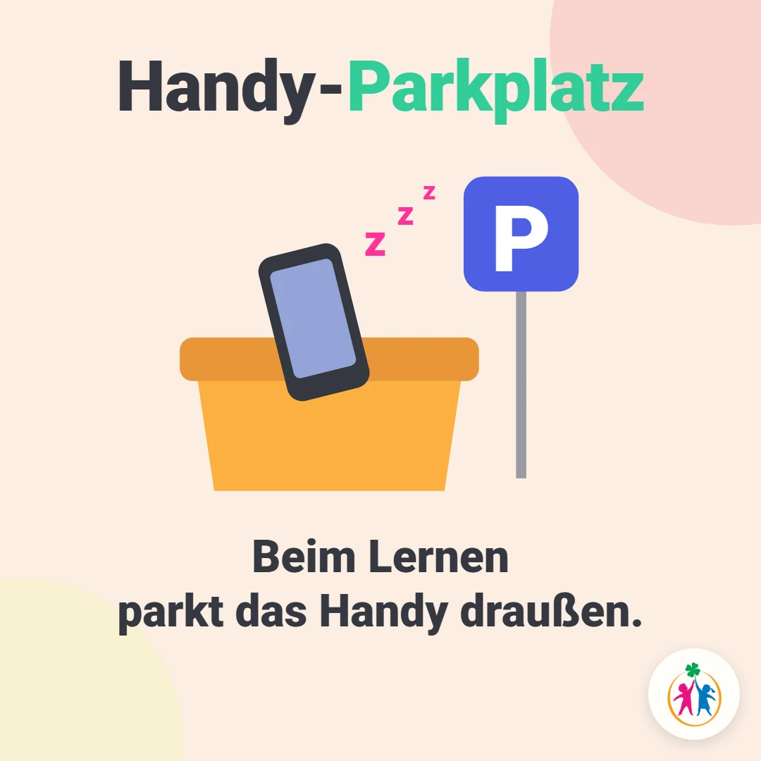 Handy-Parkplatz: Beim Lernen liegt das Handy in einer Kiste außerhalb des Zimmers